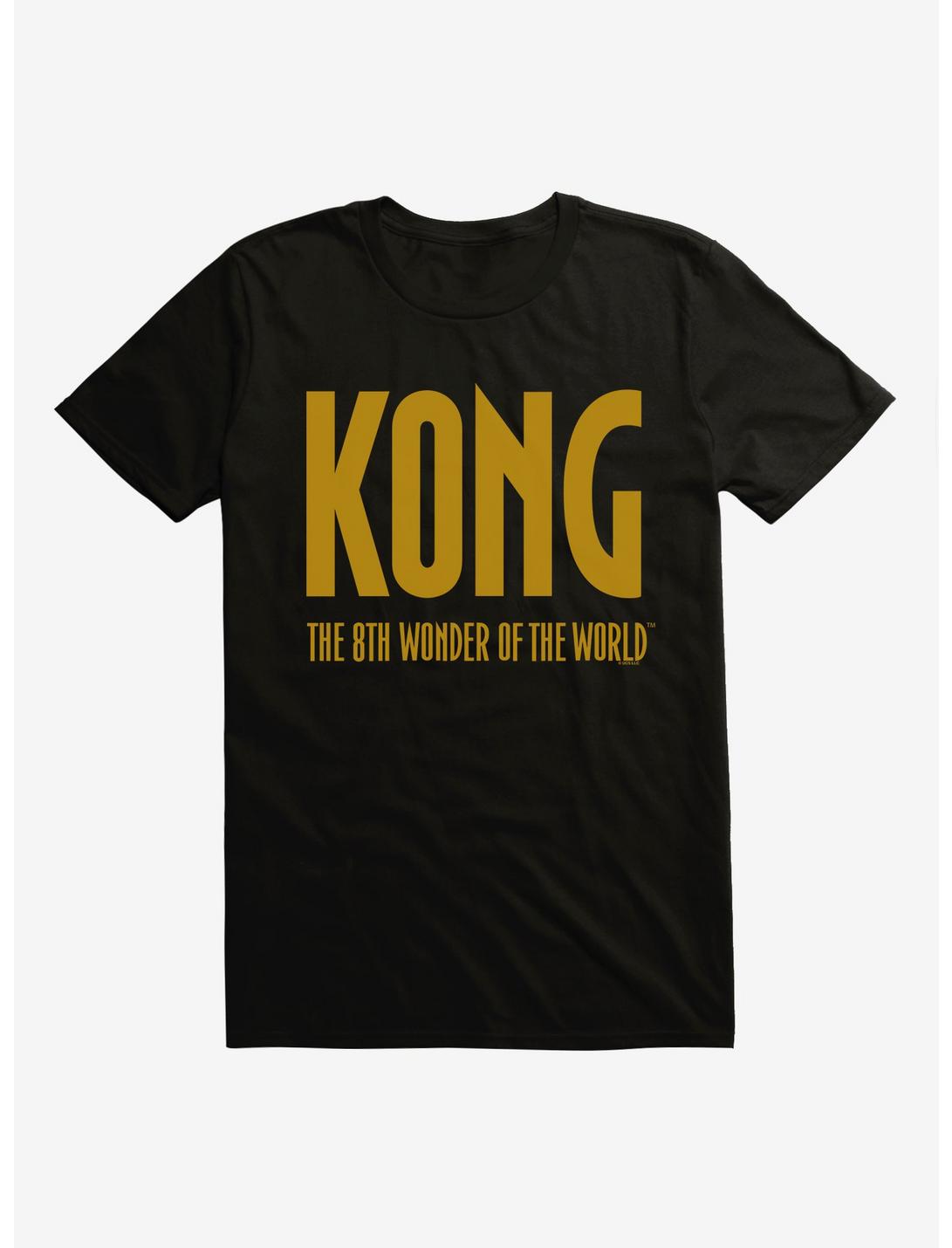 King Kong The Eighth Wonder Logo T-Shirt, BLACK, hi-res