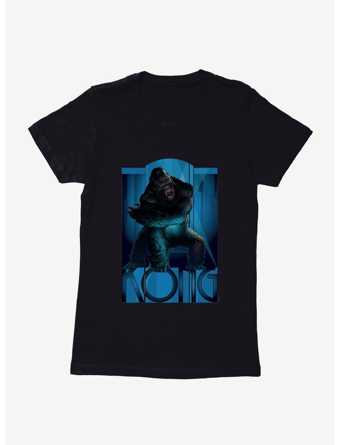 King Kong Attack Womens T-Shirt, BLACK, hi-res