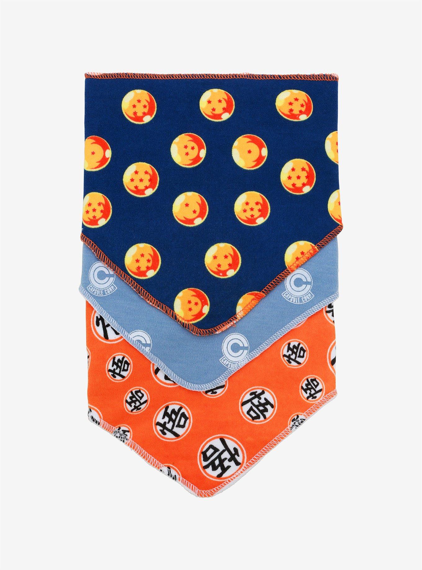 Dragon Ball Z Infant Bandana Bib Set - BoxLunch Exclusive, , hi-res