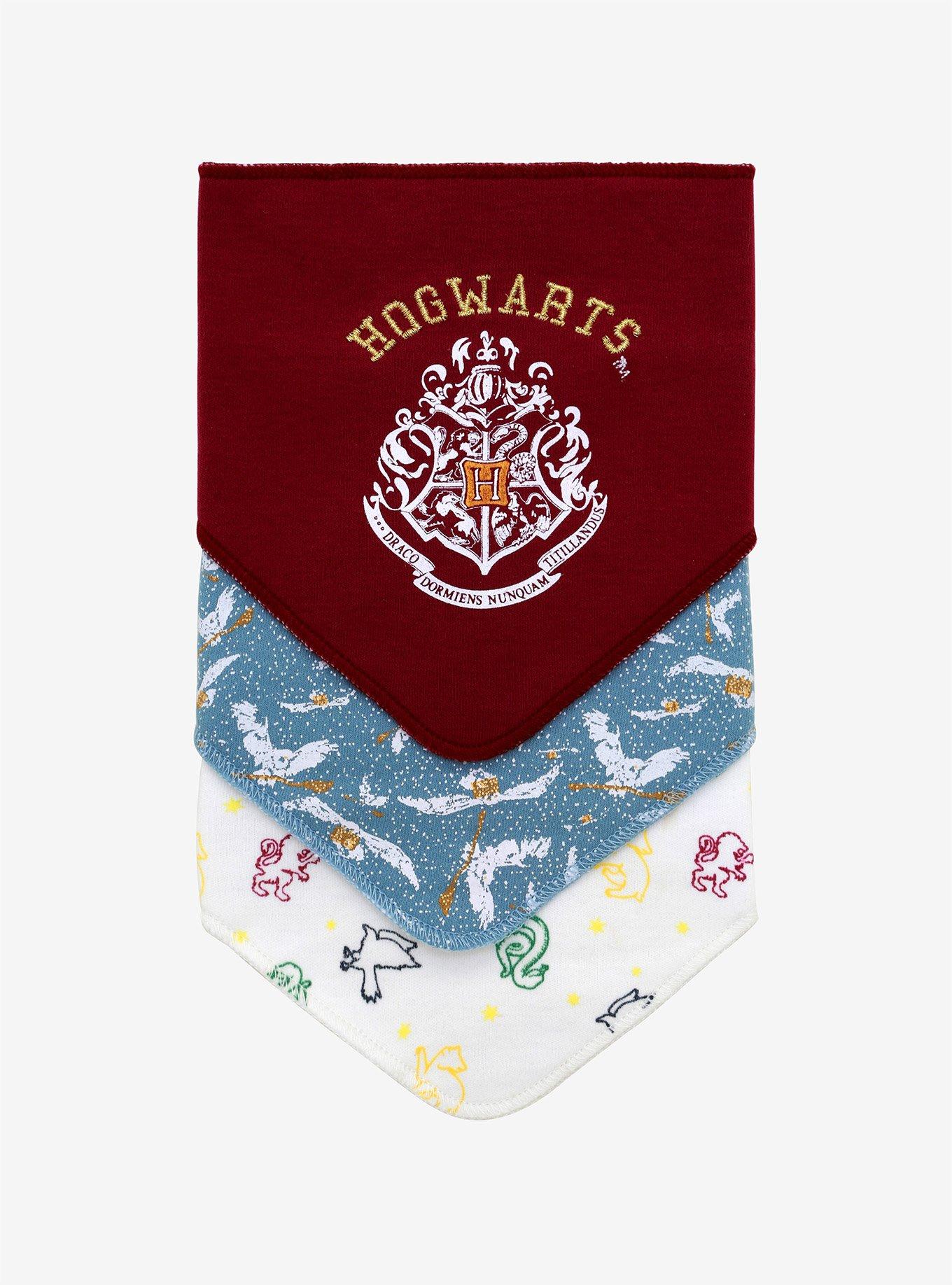 Harry Potter Hogwarts Bandana Bib Set - BoxLunch Exclusive, , hi-res
