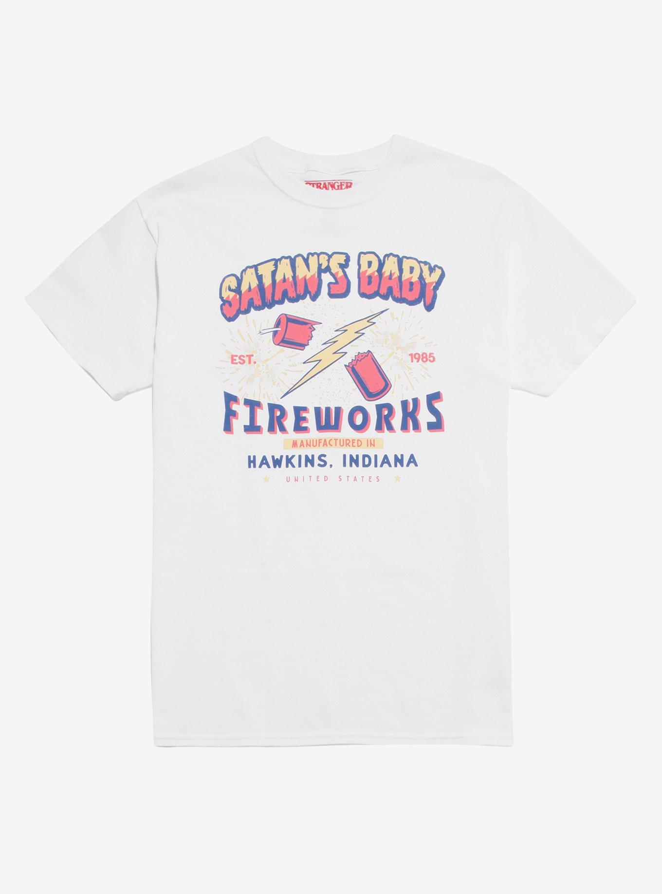 Stranger Things Satan's Baby Fireworks T-Shirt | Hot Topic