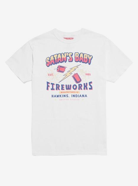 Stranger Things Satan's Baby Fireworks T-Shirt | Hot Topic