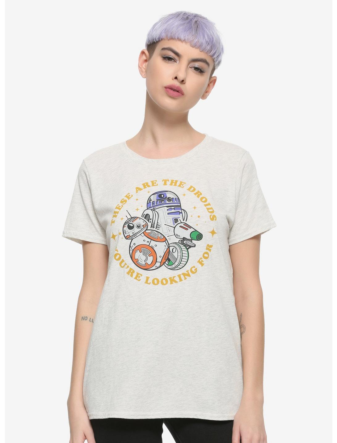 Her Universe Star Wars: The Rise Of Skywalker Droid Trio T-Shirt, MULTI, hi-res