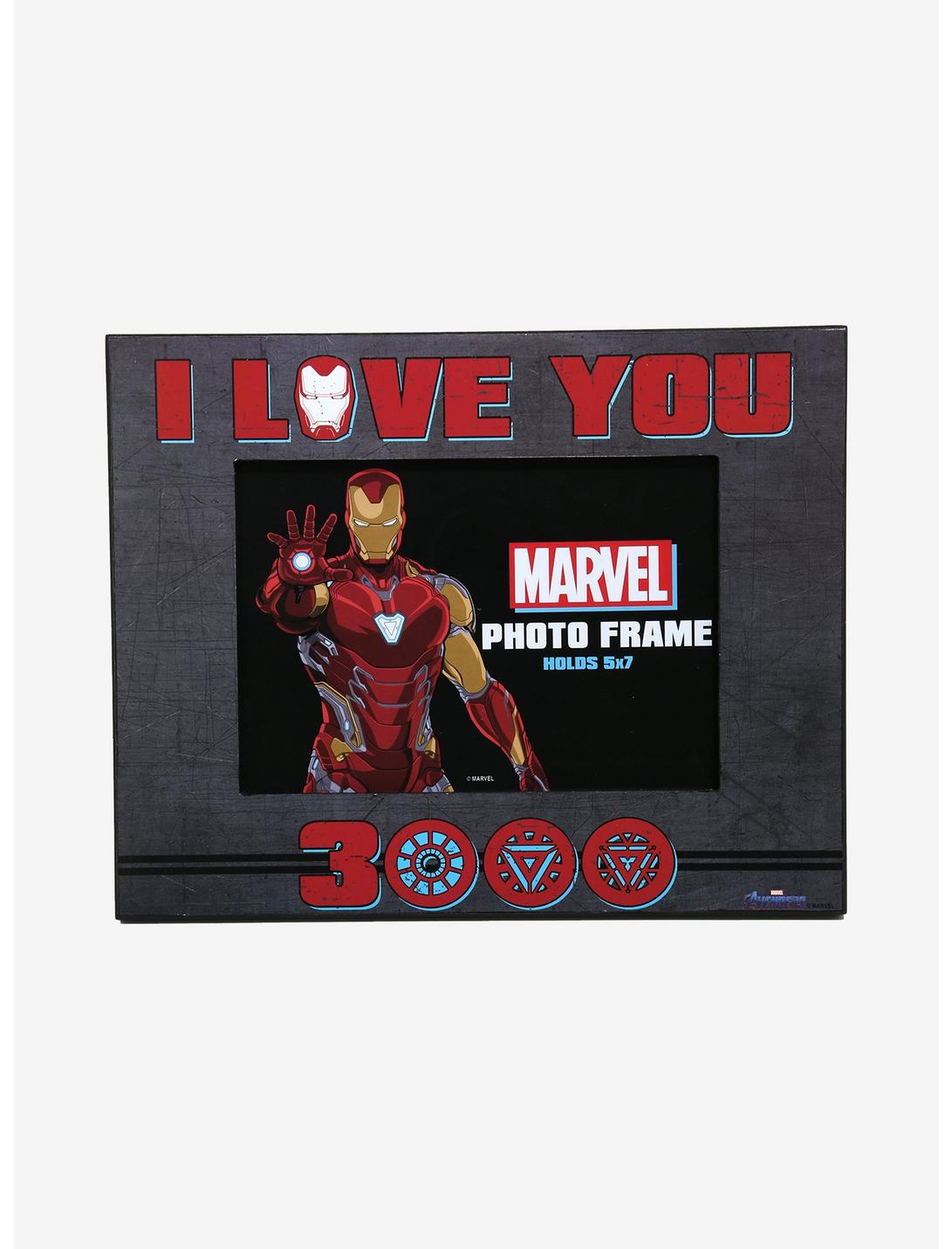 Marvel Iron Man I Love You 3000 Picture Frame - BoxLunch Exclusive, , hi-res