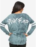 Pink Floyd The Wall Oil Wash Girls Athletic Jersey, BLUE, hi-res