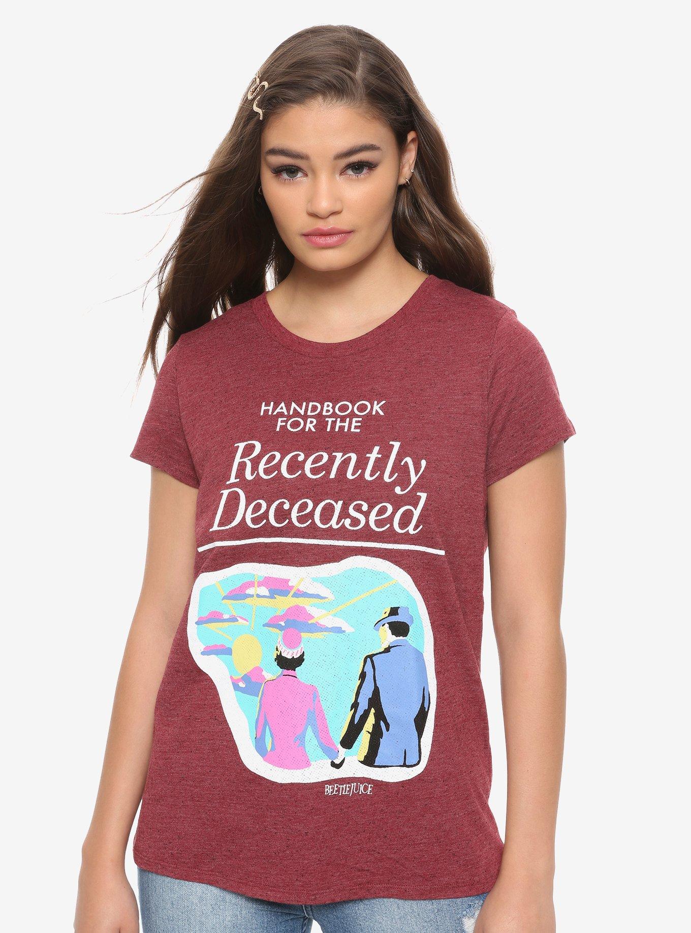 Beetlejuice Handbook For The Recently Deceased Speckle Girls T-Shirt, MULTI, hi-res