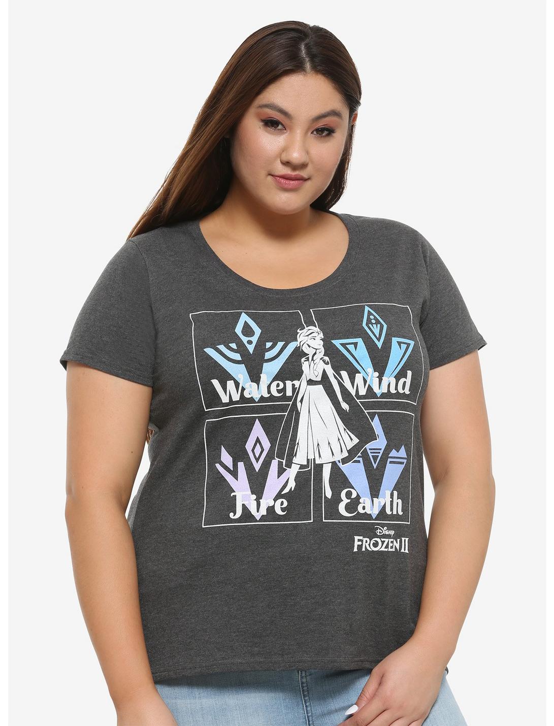 Disney Frozen 2 Four Elements Girls T-Shirt Plus Size, MULTI, hi-res