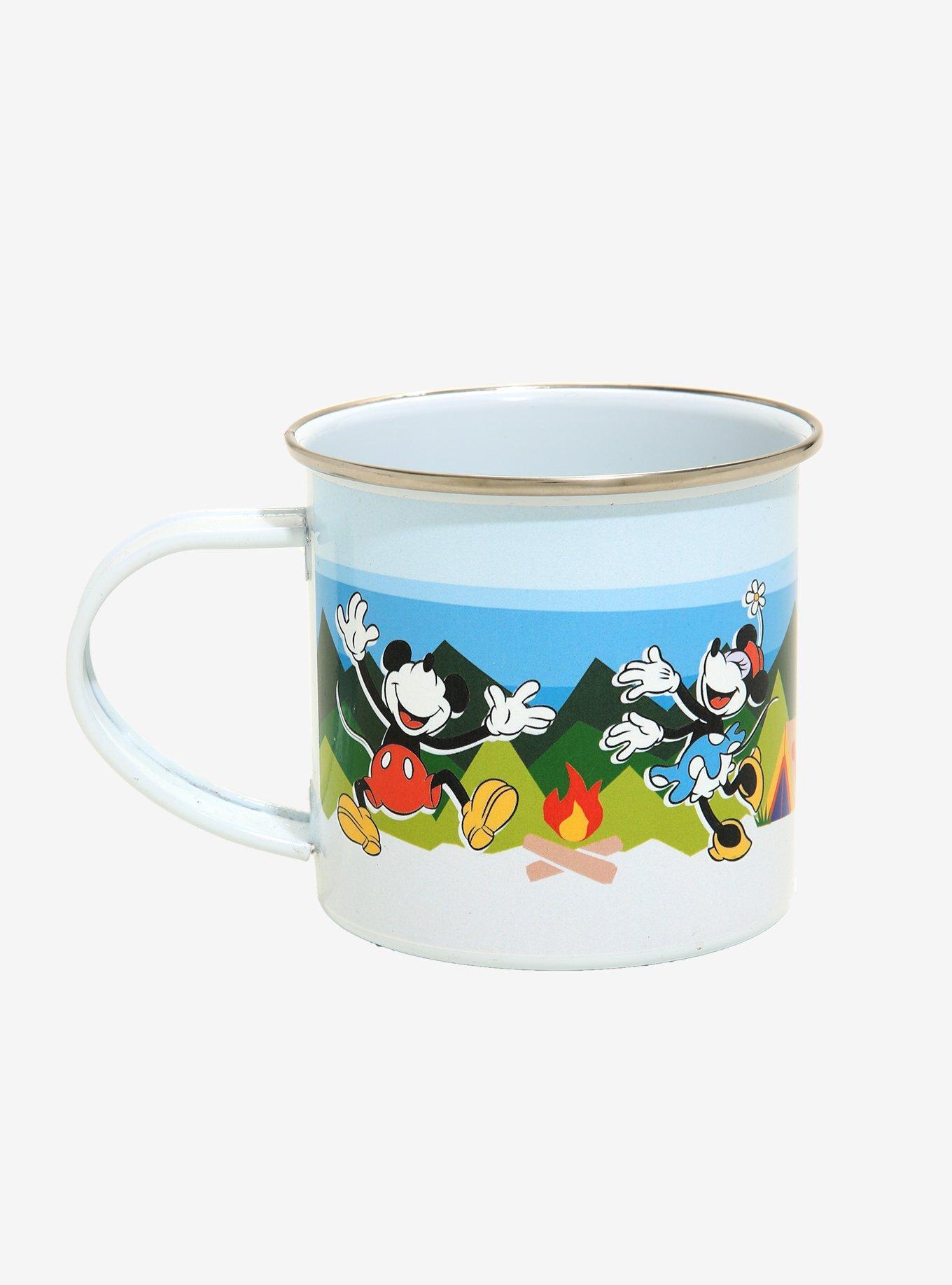 Disney Mickey Mouse Earth Tin Camper Mug - BoxLunch Exclusive, , hi-res