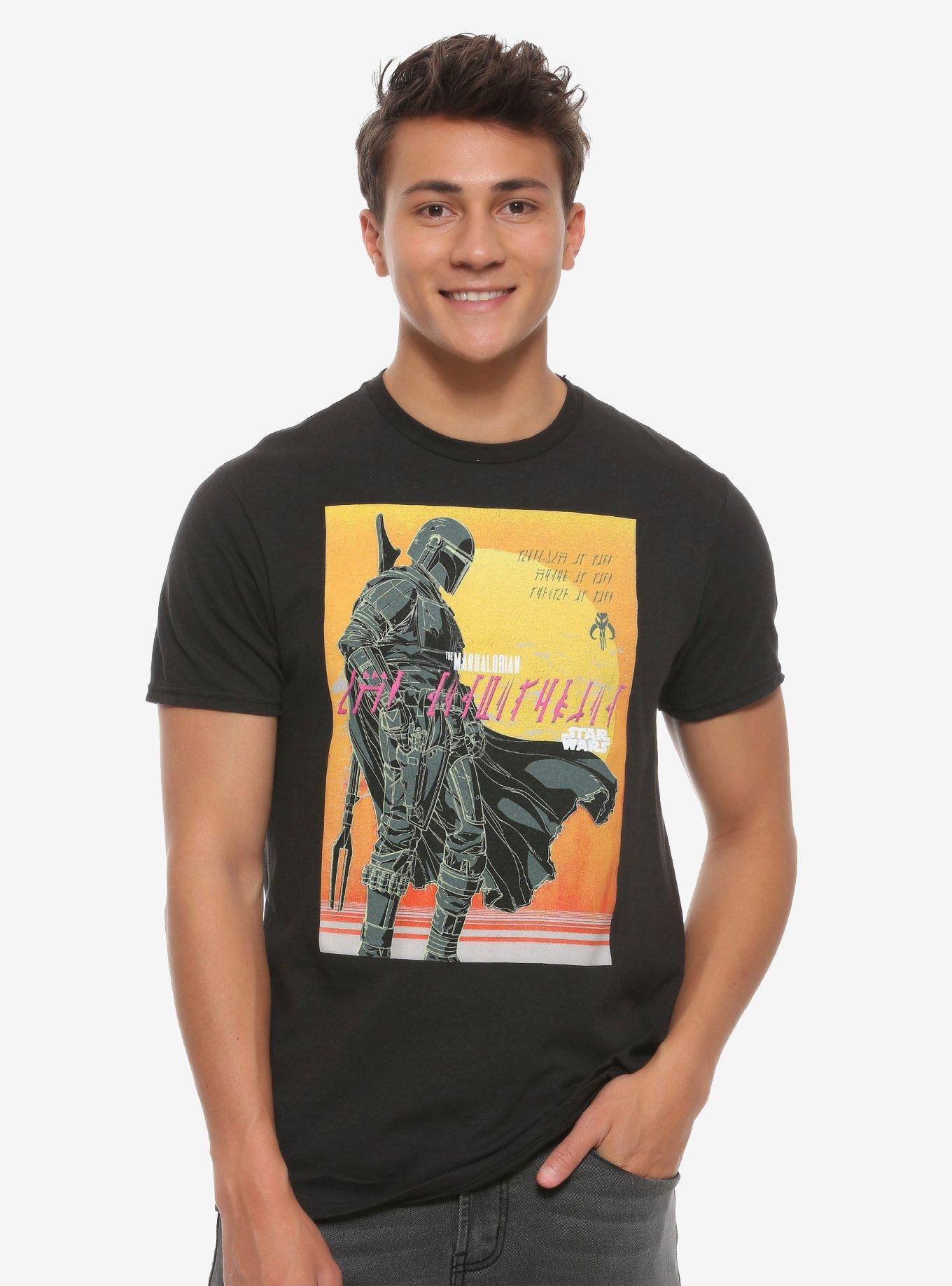 Our Universe Star Wars The Mandalorian Mando'a Poster T-Shirt, MULTI, hi-res