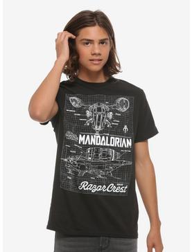 Plus Size Our Universe Star Wars The Mandalorian Blueprint T-Shirt, , hi-res