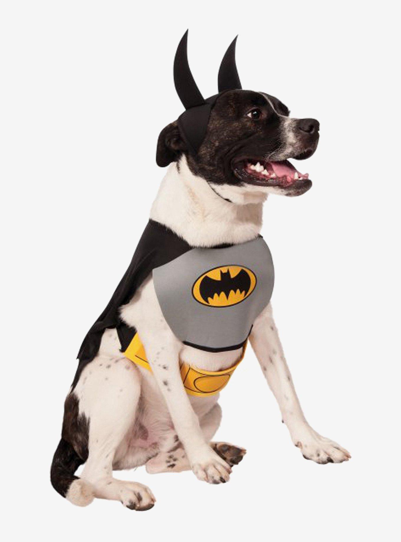 DC Batman Pet Costume , BLACK  GREY, hi-res
