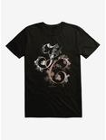 Outlander Jamie and Claire Initials Typography T-Shirt, BLACK, hi-res