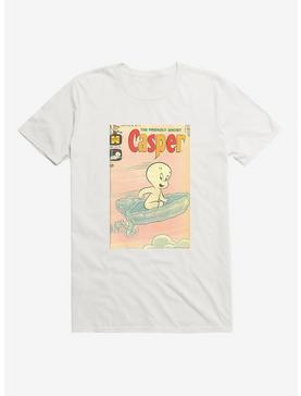 Casper The Friendly Ghost Cloud Sailing Comic Cover T-Shirt, WHITE, hi-res