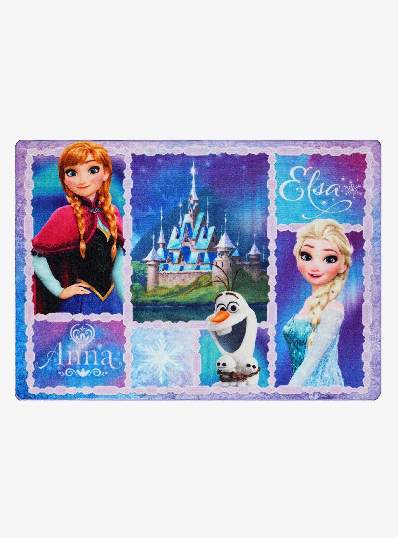 Disney Frozen Rug Anna Olaf & Elsa Rug, , hi-res