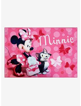 Plus Size Disney Minnie and Figaro Pink Rug, , hi-res