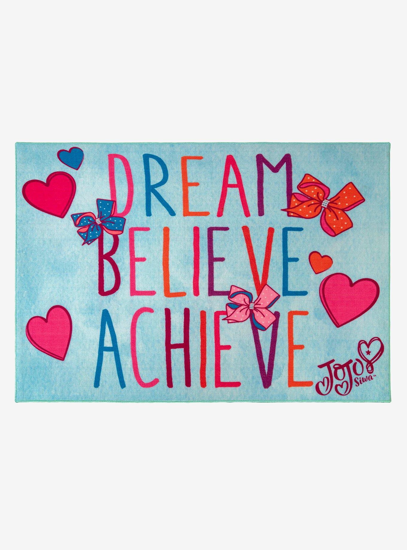 Jo Jo Siwa Dream Believe Achieve Rug, , hi-res