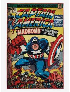 Marvel Captain America Comic Rug, , hi-res