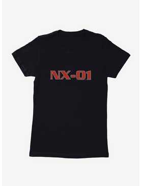 Star Trek NX-01 Red Script Womens T-Shirt, , hi-res