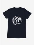 Star Trek Starfleet Command Earth Grayscale Icon Womens T-Shirt, MIDNIGHT NAVY, hi-res