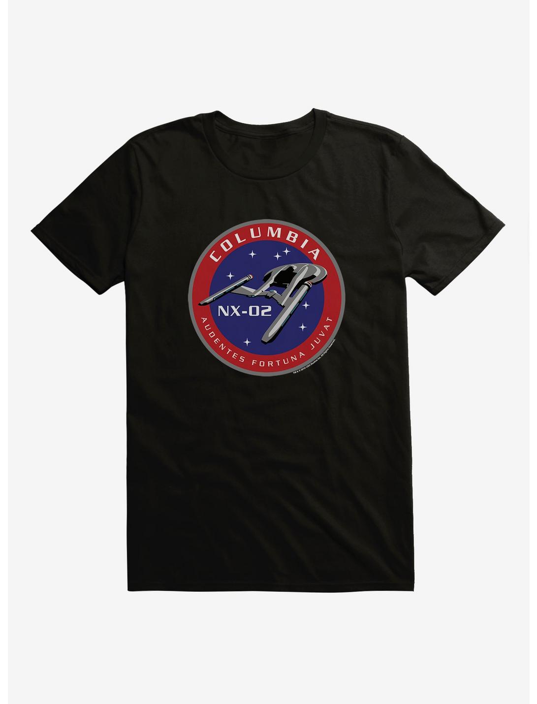 Star Trek NX-02 Columbia T-Shirt, BLACK, hi-res