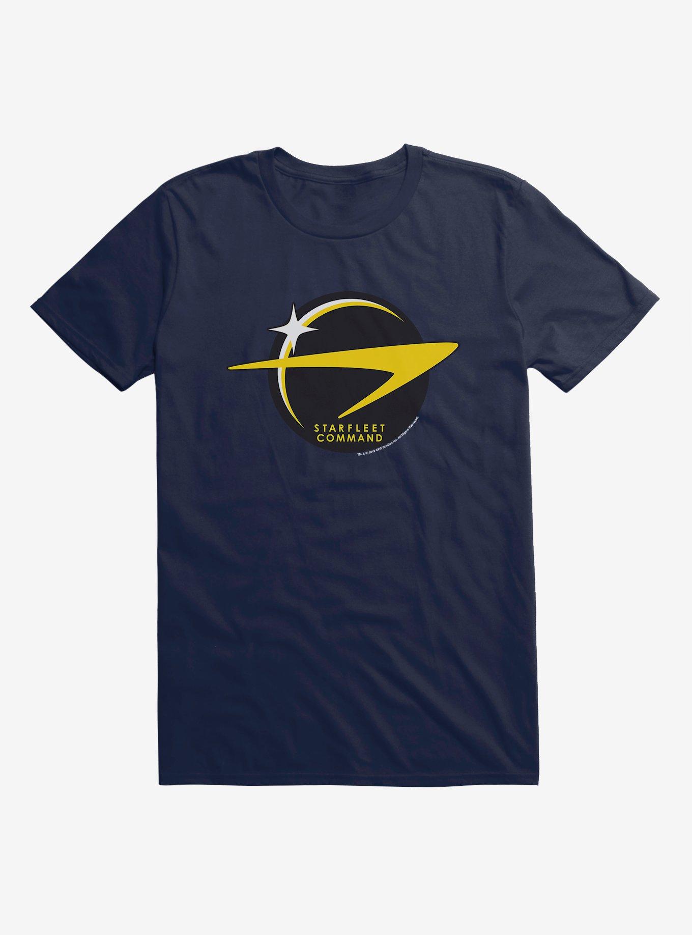 Star Trek Starfleet Command Icon T-Shirt, MIDNIGHT NAVY, hi-res