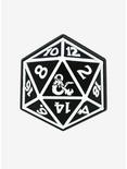 Dungeons & Dragons 20-Sided Dice Enamel Pin, , hi-res