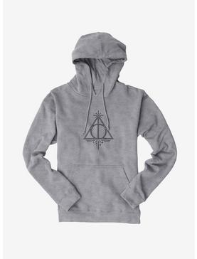 Harry Potter Deathly Hallows Symbols Hoodie, , hi-res
