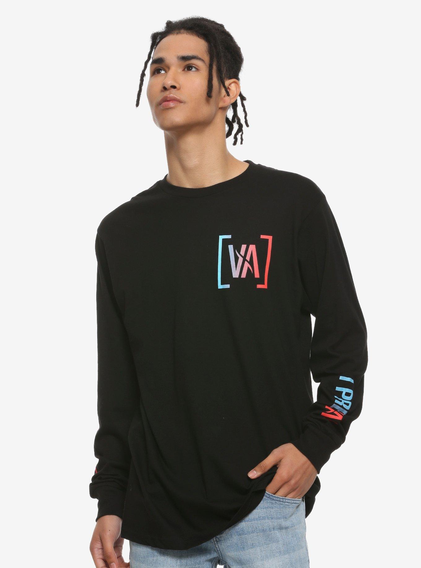 I Prevail Trauma Long-Sleeve T-Shirt, BLACK, hi-res