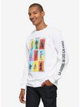 Star Wars Mexican Lottery Cards Long Sleeve T-Shirt - BoxLunch Exclusive, WHITE, hi-res