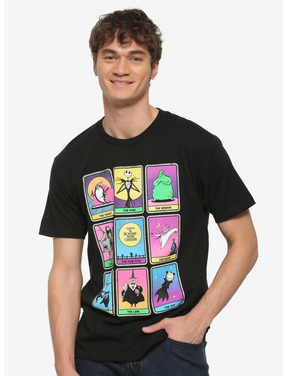 Disney The Nightmare Before Christmas Tarot Cards T-Shirt, BLACK, hi-res