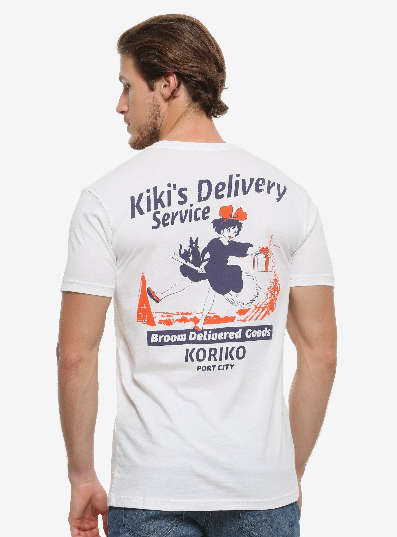 Studio Ghibli Kiki's Delivery Service Broom Delivered Goods T-Shirt, WHITE, hi-res