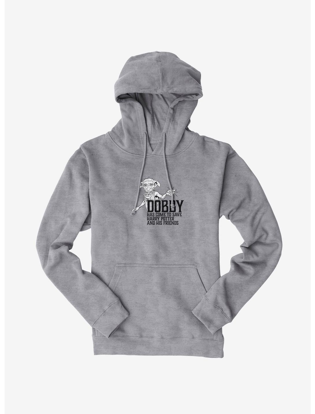 Harry Potter Dobby To The Rescue Bold Hoodie, HEATHER GREY, hi-res