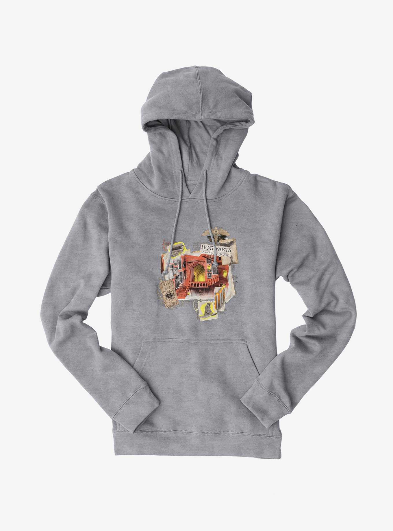 Harry Potter Hogwarts Staircase Collage Hoodie, , hi-res