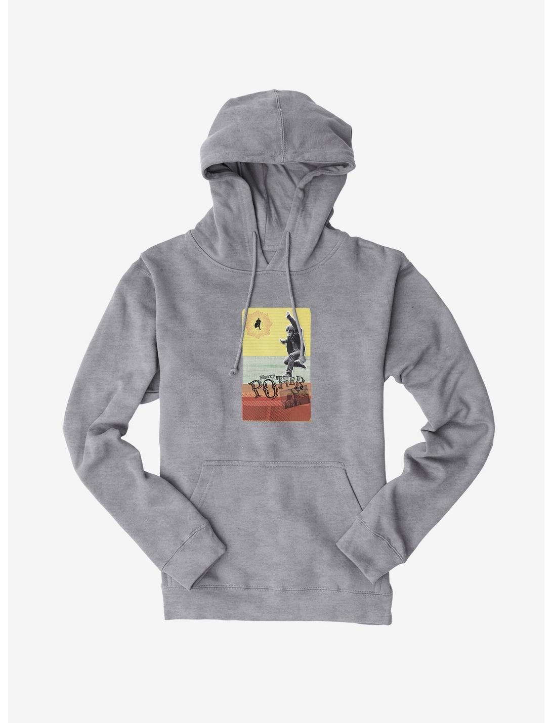 Harry Potter Potter Cutout Collage Hoodie, HEATHER GREY, hi-res