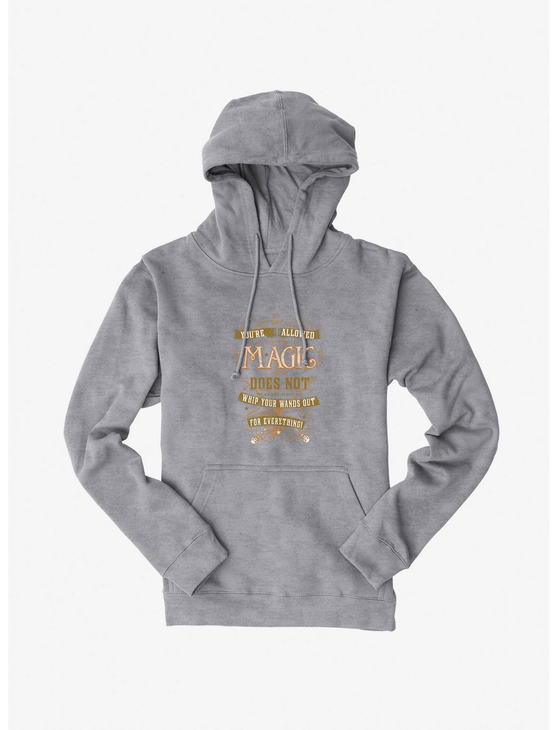 Harry Potter Wands Out Quote Hoodie, , hi-res