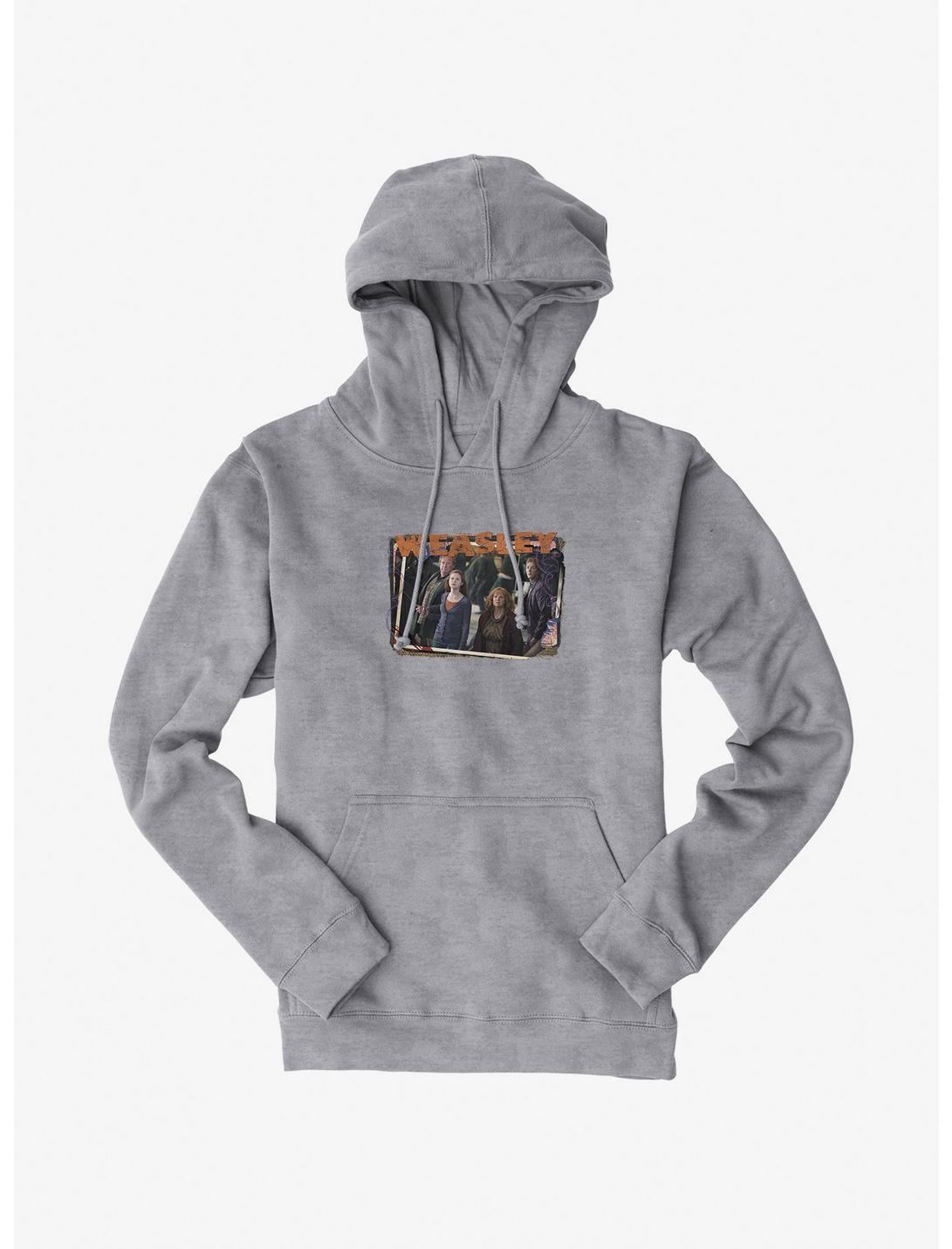 Harry Potter Weasley Family Collage Hoodie, HEATHER GREY, hi-res