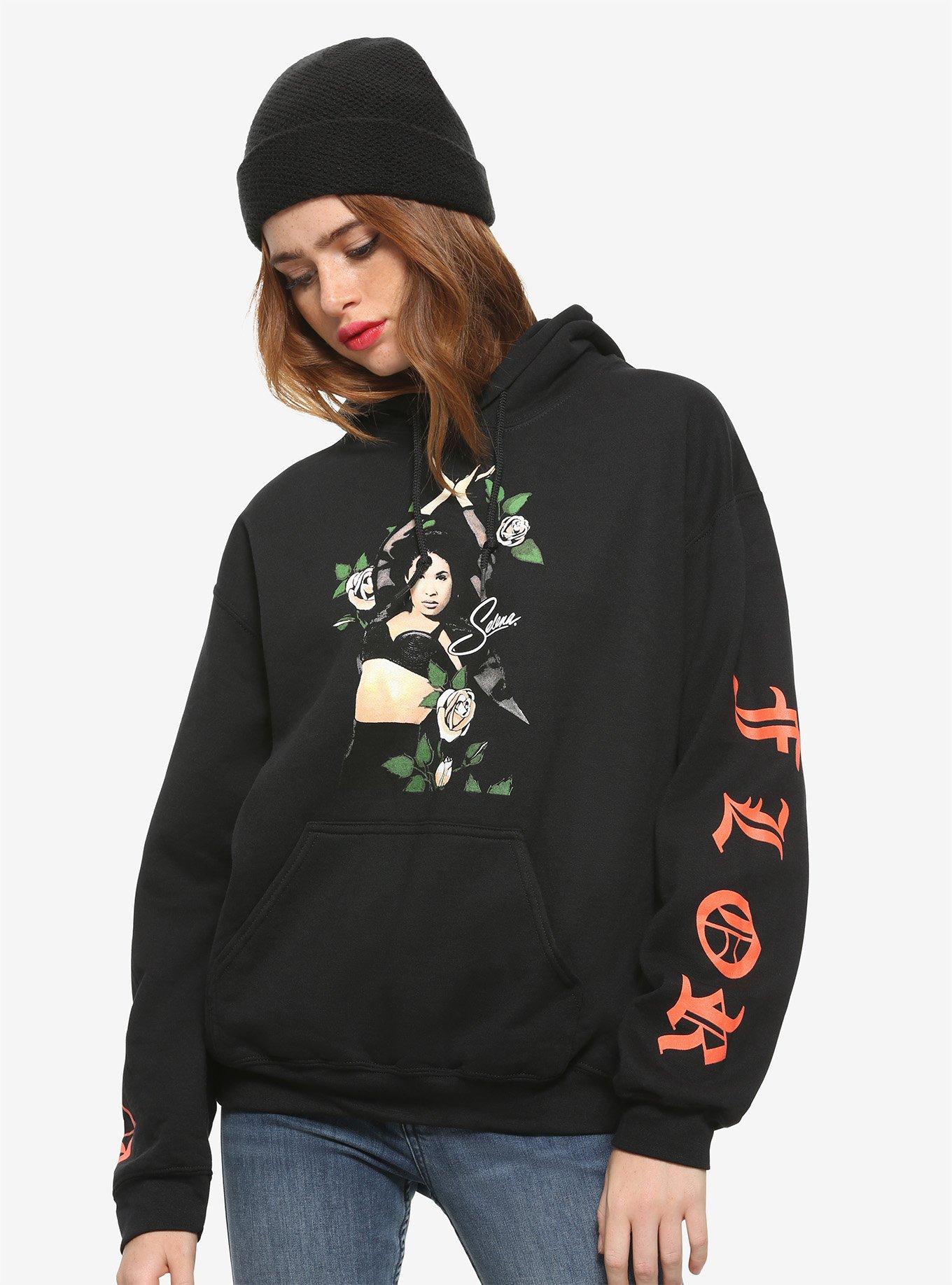 Selena Como La Flor Girls Hoodie, BLACK, hi-res