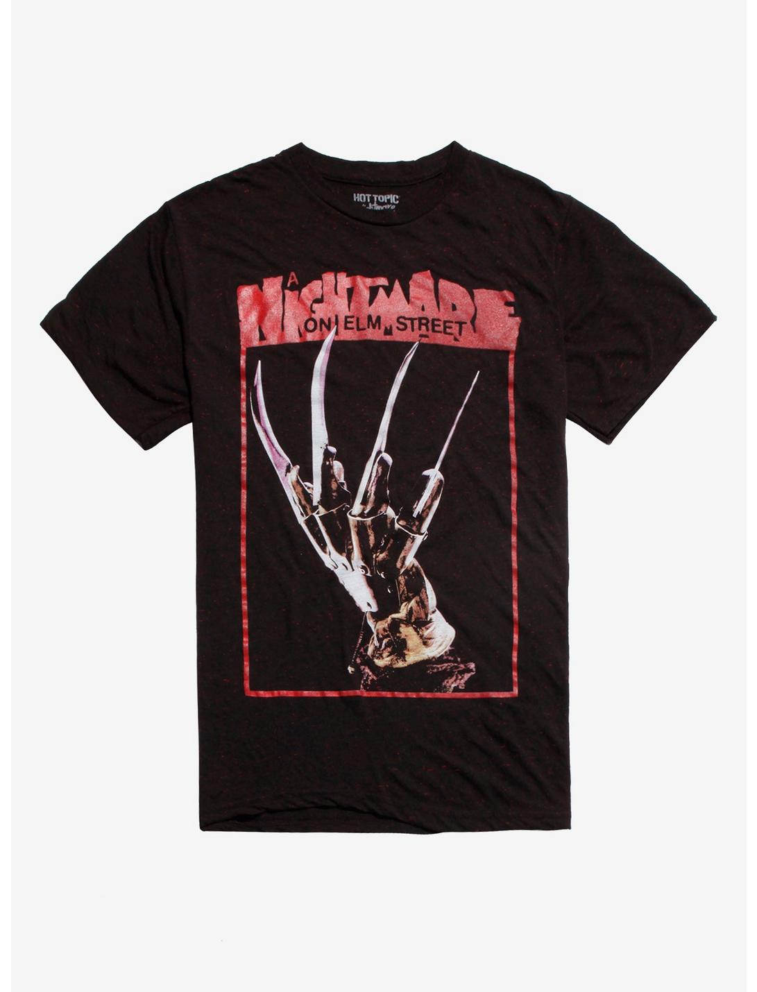 A Nightmare On Elm Street Freddy's Fingers Red Heathered T-Shirt, MULTI, hi-res