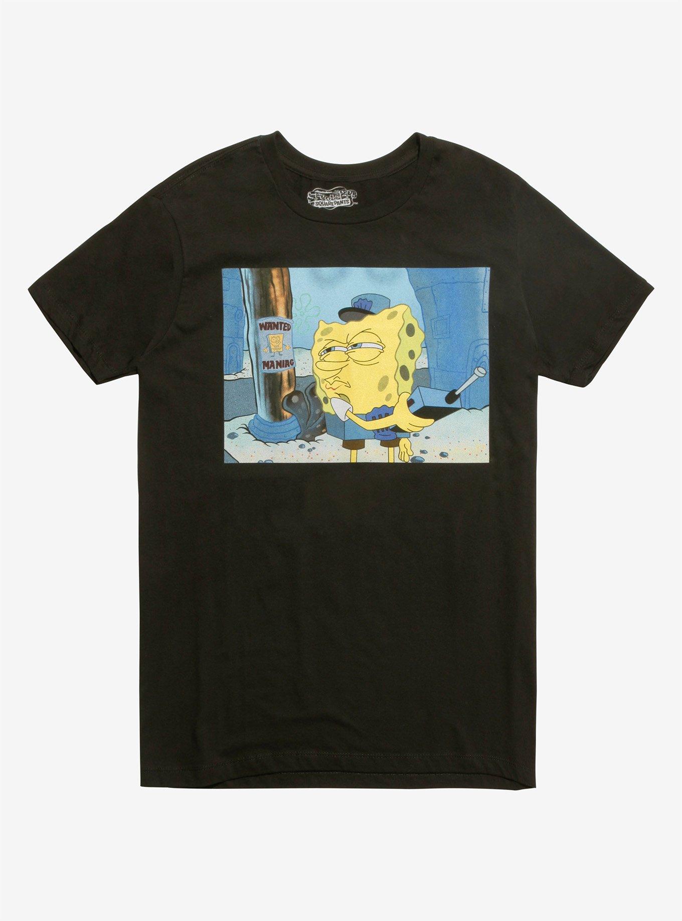 SpongeBob SquarePants Wanted Maniac T-Shirt, MULTI, hi-res