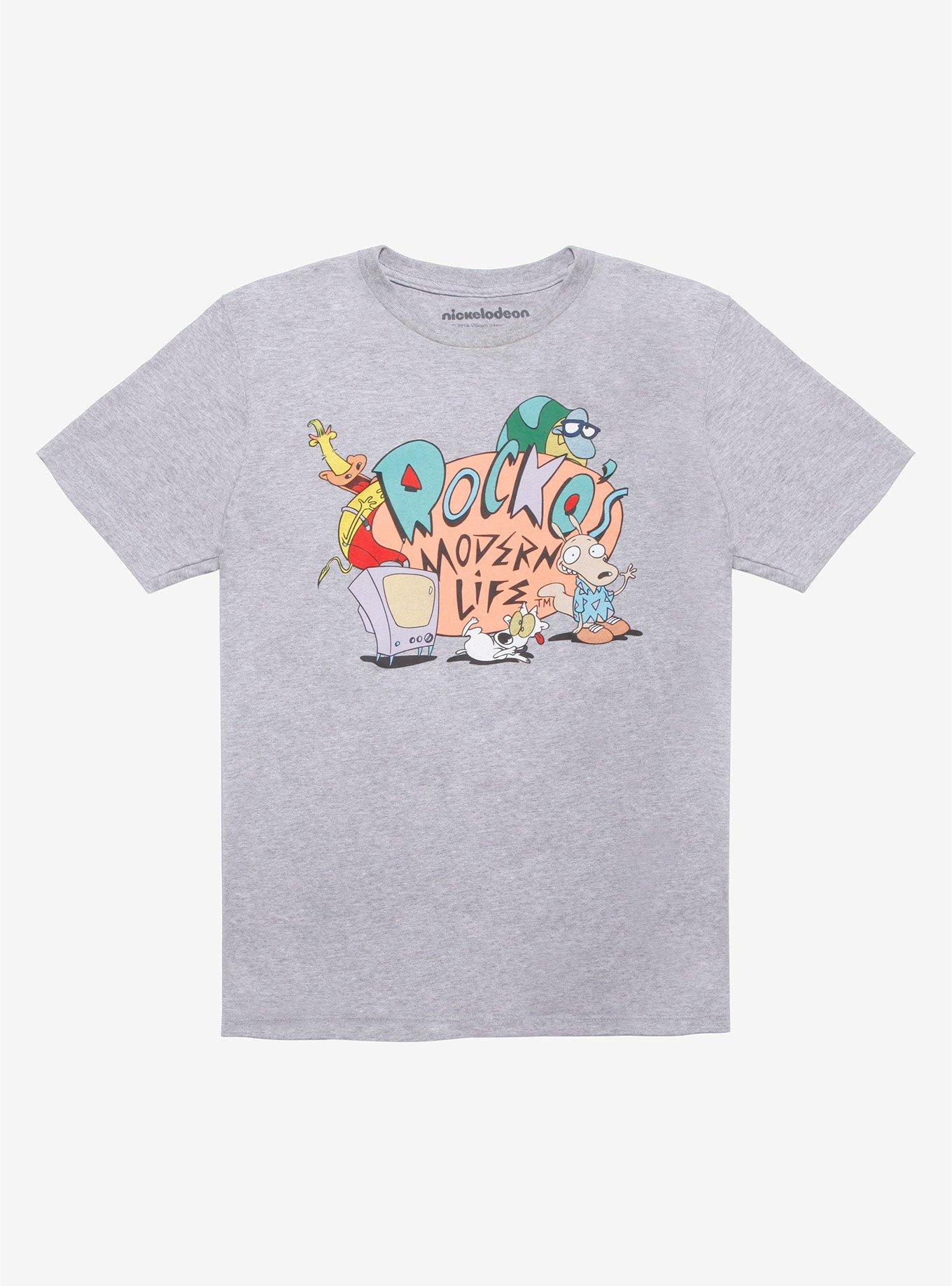 Rocko's Modern Life Logo & Characters T-Shirt, MULTI, hi-res