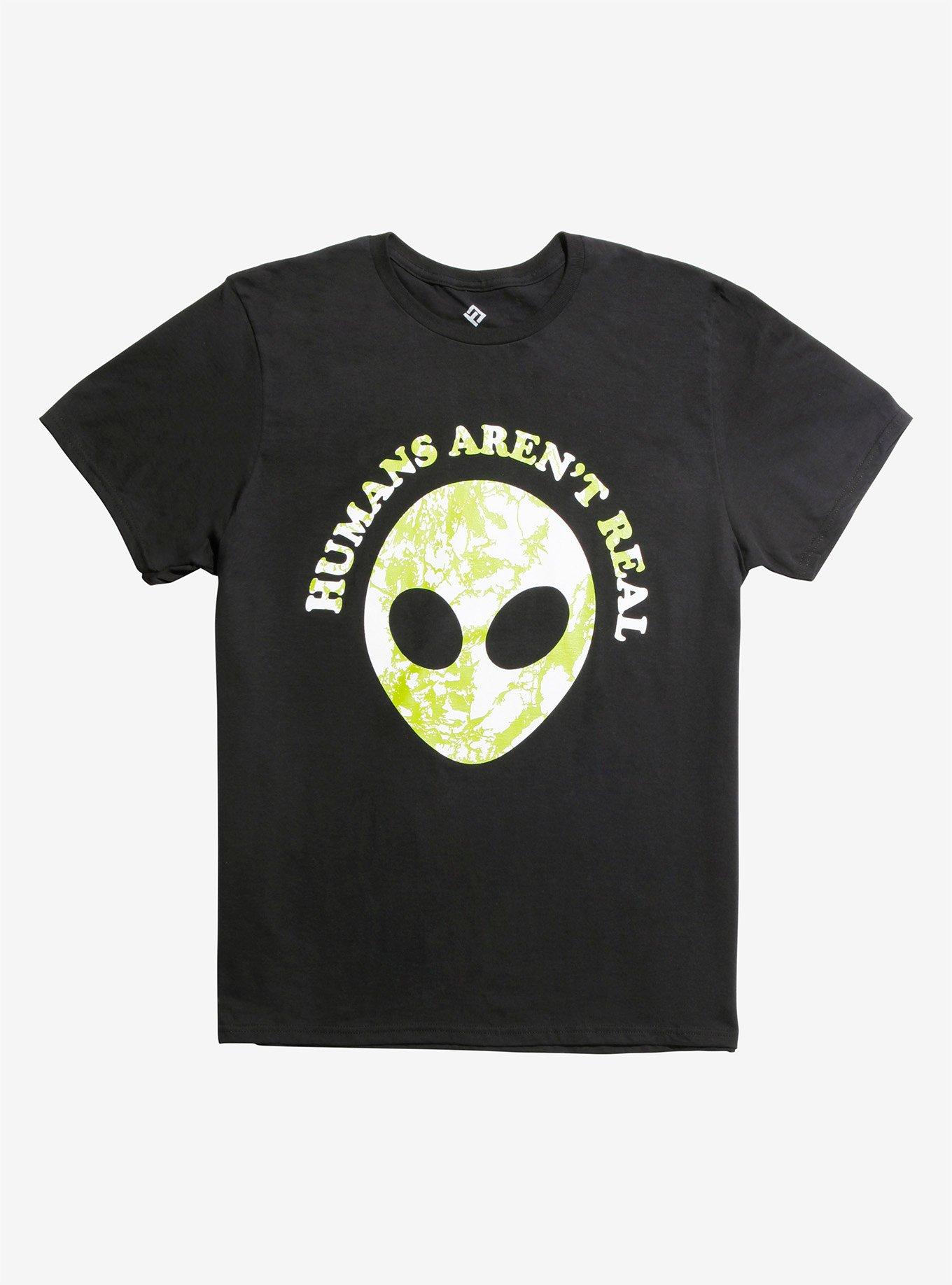 Humans Aren't Real Alien T-Shirt, MULTI, hi-res