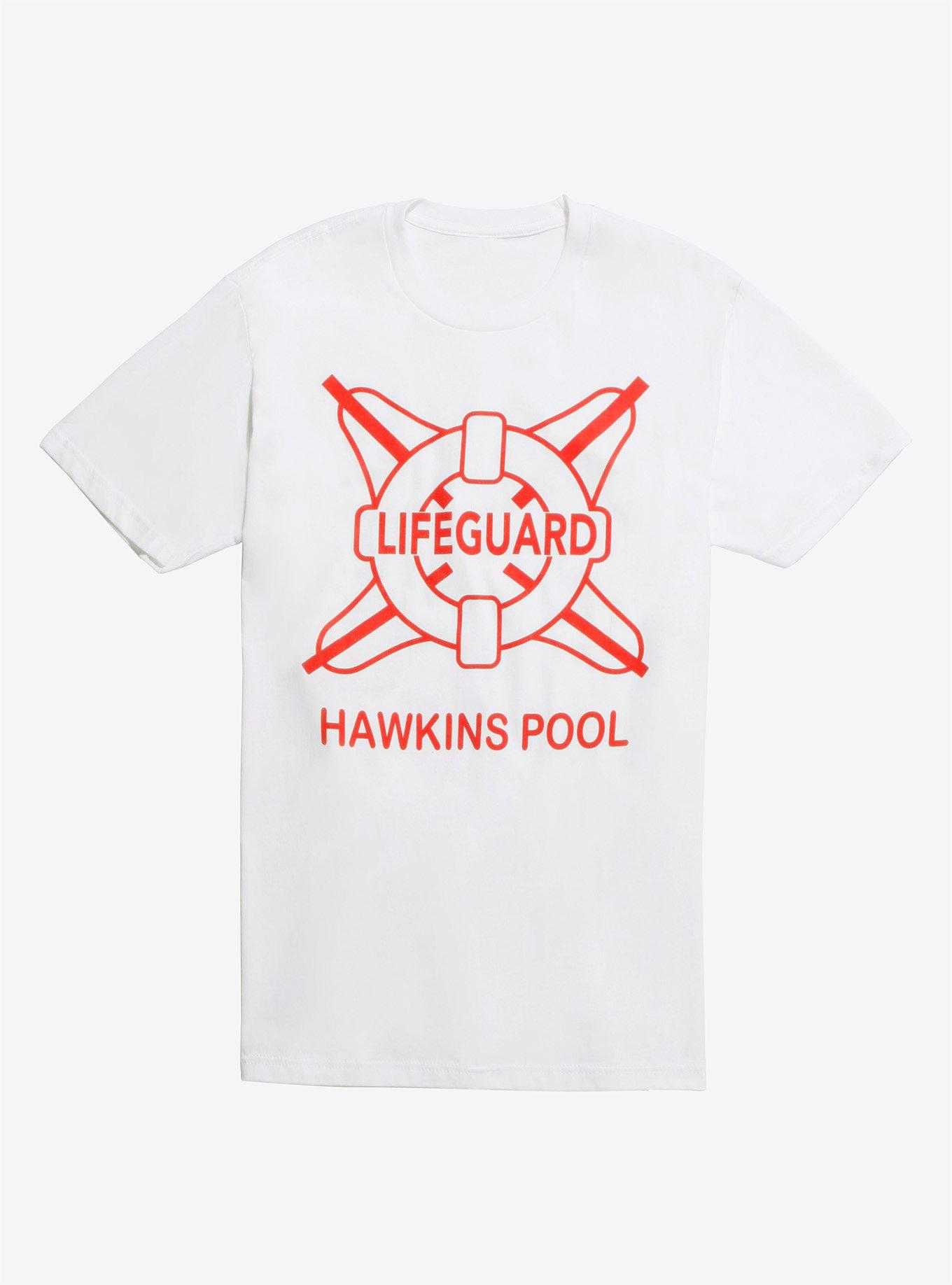 Stranger Things Hawkins Pool Lifeguard T-Shirt | Hot