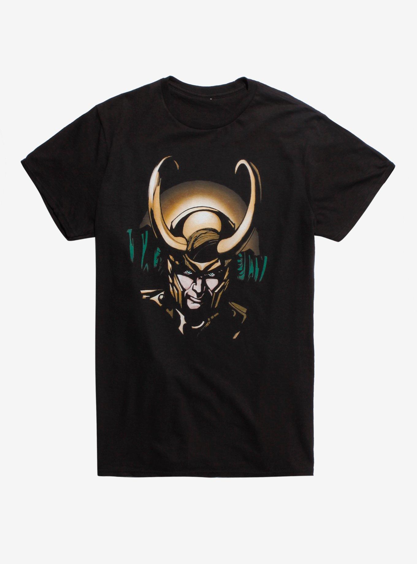 Marvel Loki Smirk Close-Up T-Shirt, MULTI, hi-res