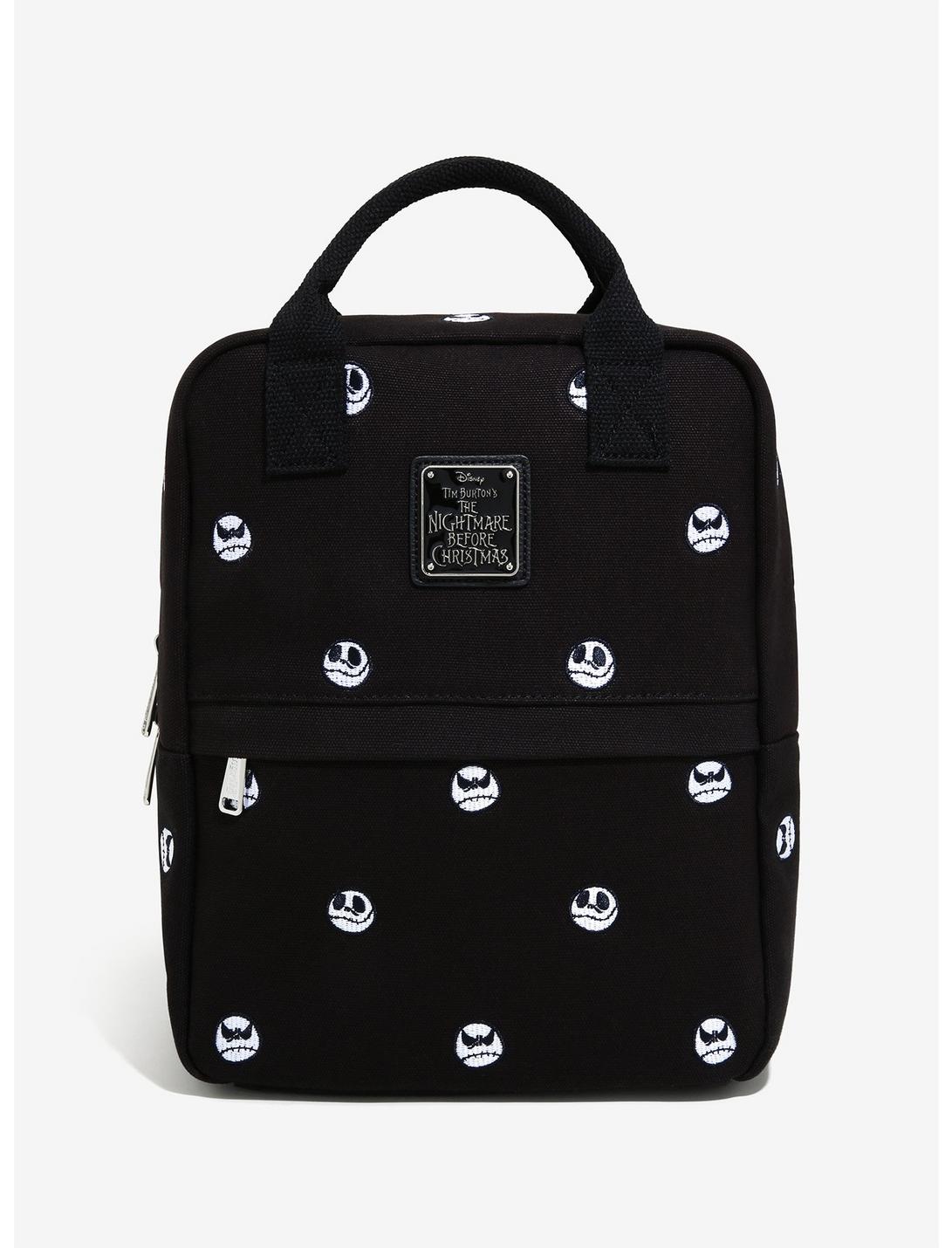 Loungefly Disney The Nightmare Before Christmas Jack Heads Canvas Mini Backpack, , hi-res