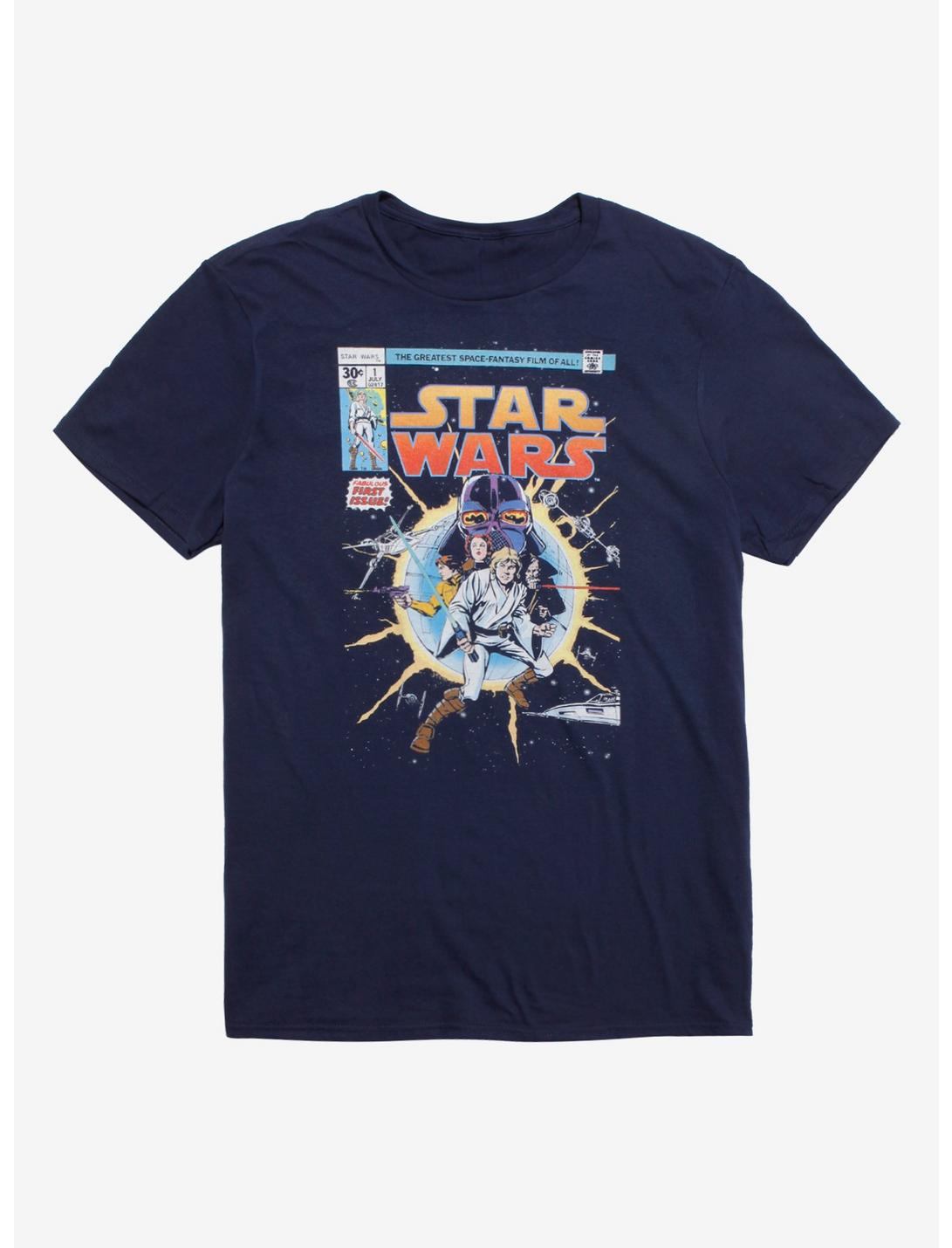 Star Wars Comic Book Cover T-Shirt, MULTI, hi-res