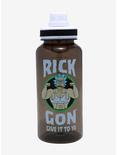Rick And Morty Rick Gon' Give It To Ya Water Bottle, , hi-res