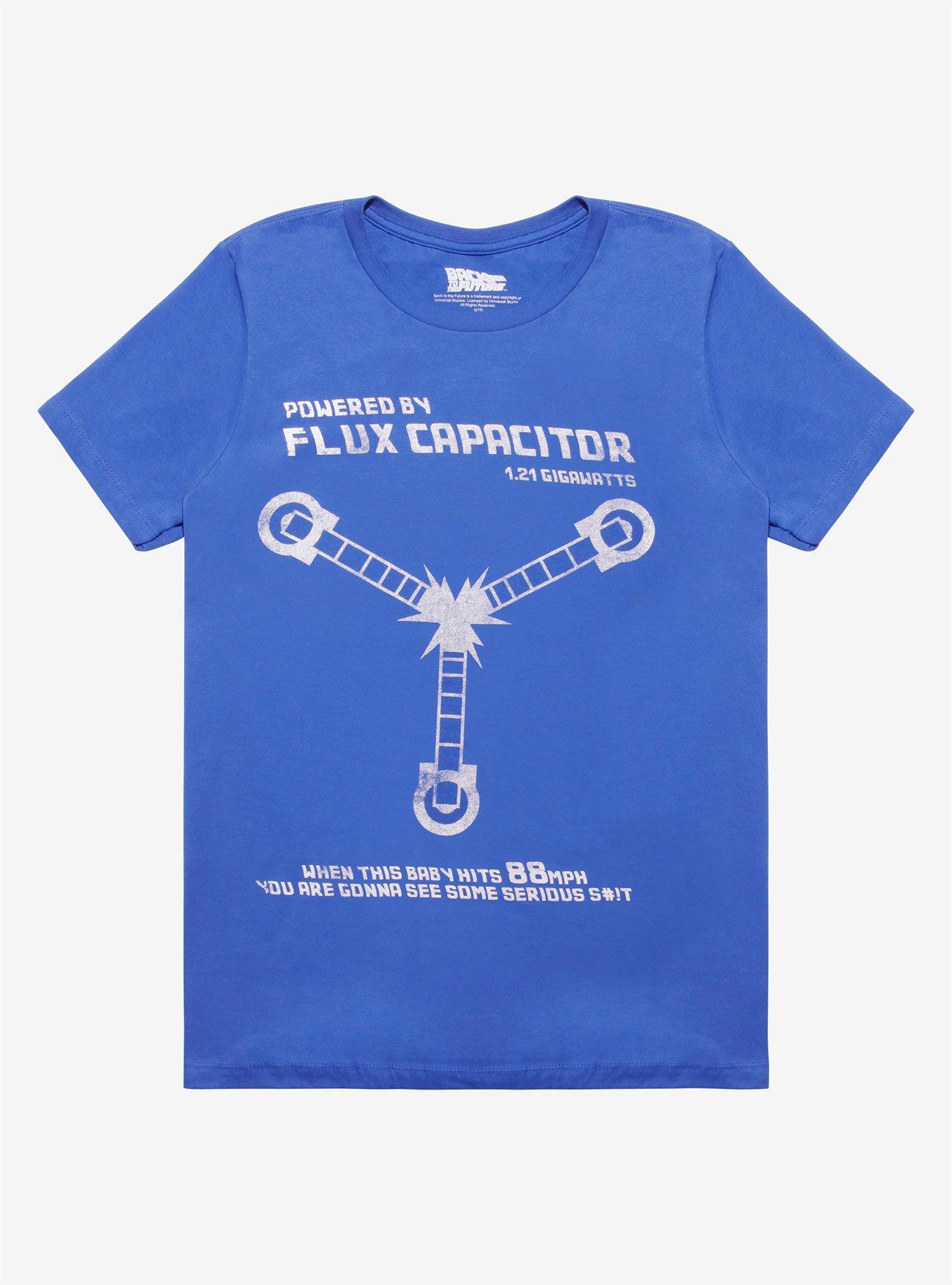 Back To The Future Flux Capacitor T-Shirt, WHITE, hi-res