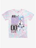 Neon Genesis Evangelion Rei 00 Tie-Dye T-Shirt, MULTI, hi-res
