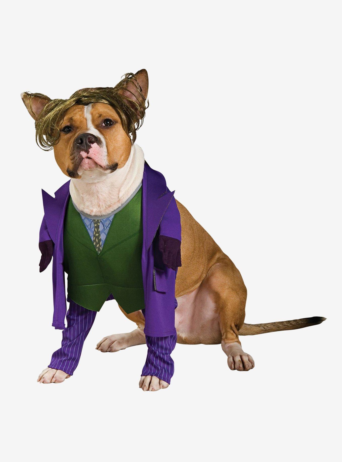 DC Joker Pet Costume, PURPLE, hi-res