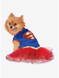 DC Supergirl Tutu Pet Costume, BLUE  RED, hi-res
